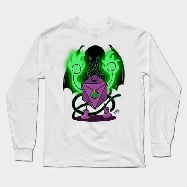 Warlock D8 Long Sleeve T-Shirt by AlstonArt